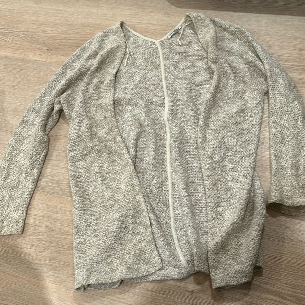 Small AE American Eagle - Tan/Oatmeal Cardigan sweater cover jacket​
